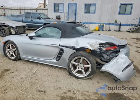 2017 Porsche Boxster z USA, uszkodzony, nr VIN WP0CA2A80HS220216